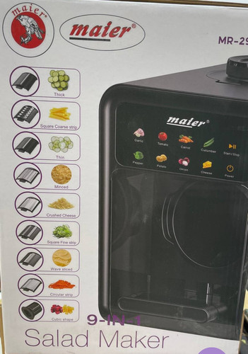 سالاد ساز مایر مدل MR-298 با 9 تیغه (تیغ نگینی)