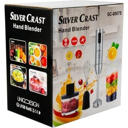 گوشت کوب برقی سیلور کرست مدل SC8007 ظرفیت ۴ کاره